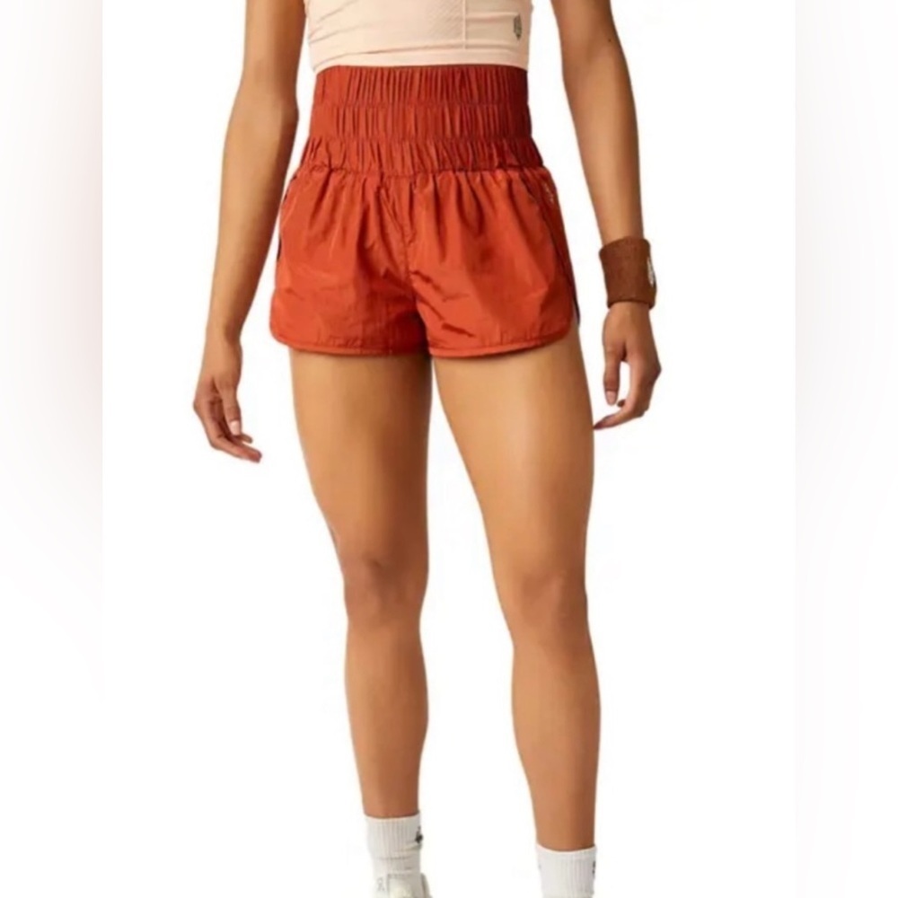FP Movement by Free People High-Waisted Rust Shorts Size S